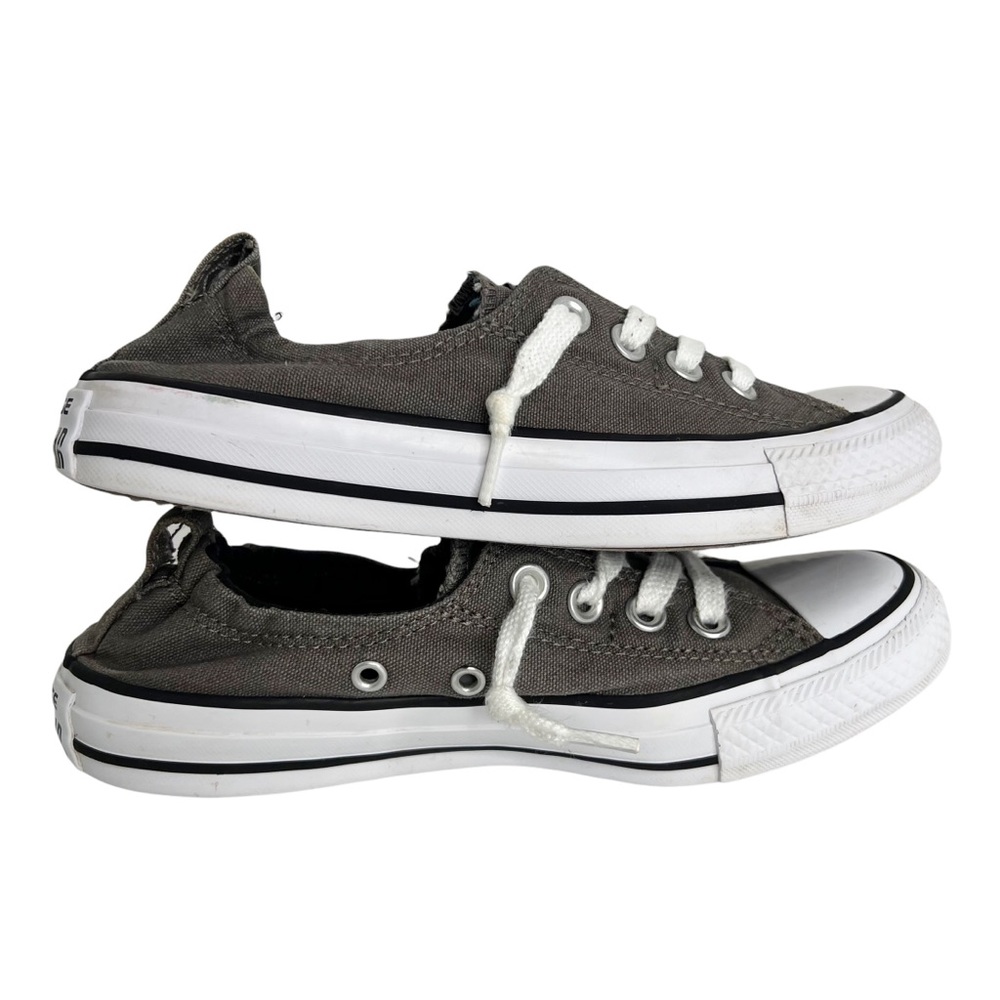 Converse Chuck Taylor Shoreline Canvas Slip On Sneaker | Women's Size 6 | Grey - Picture 5 of 8